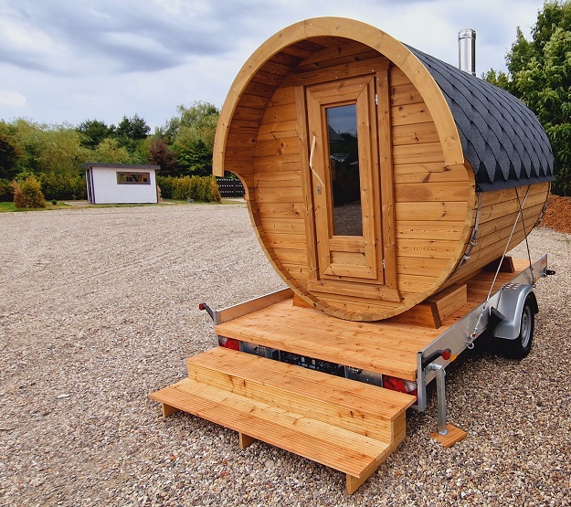 Mietsauna "Joy" mit Holzofen