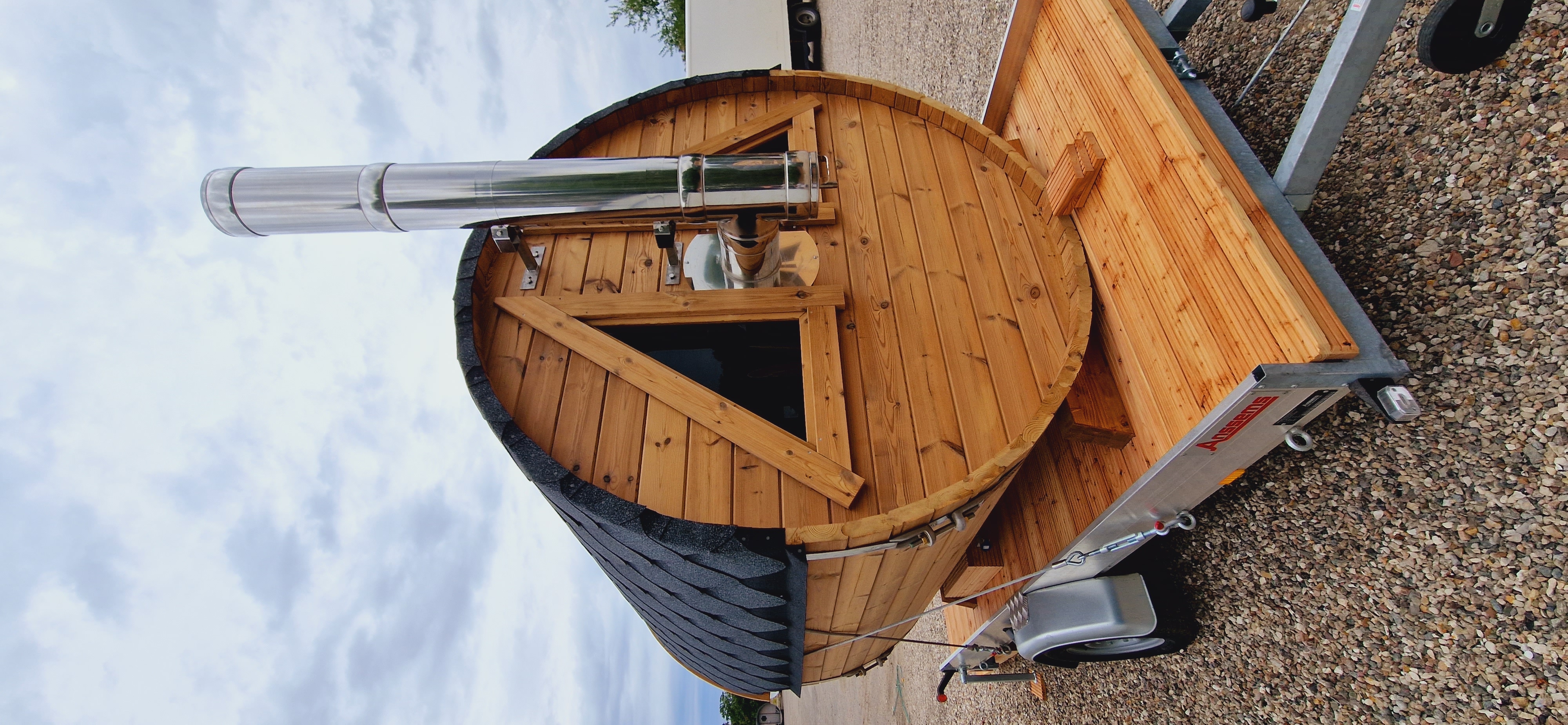 Mietsauna "Joy" mit Holzofen