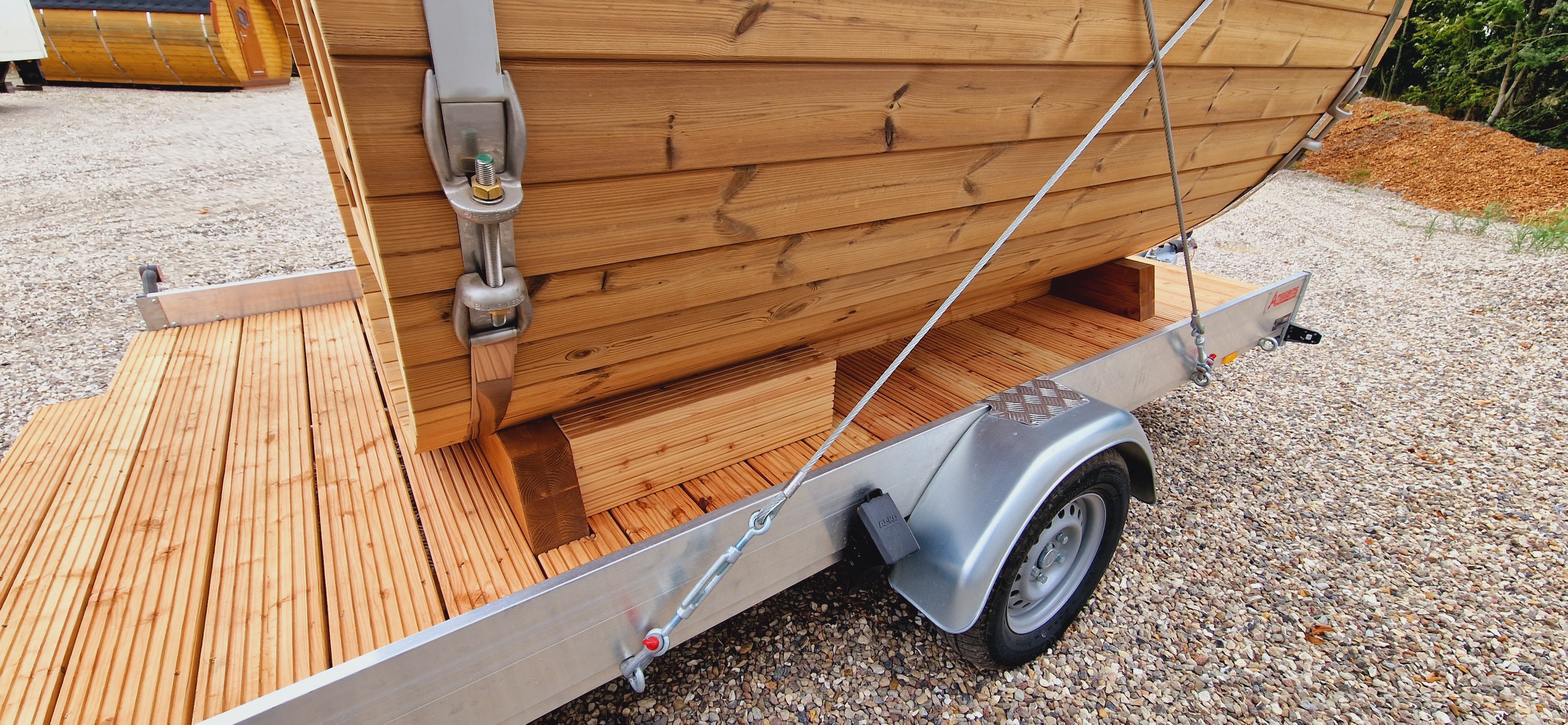 Mietsauna "Joy" mit Holzofen