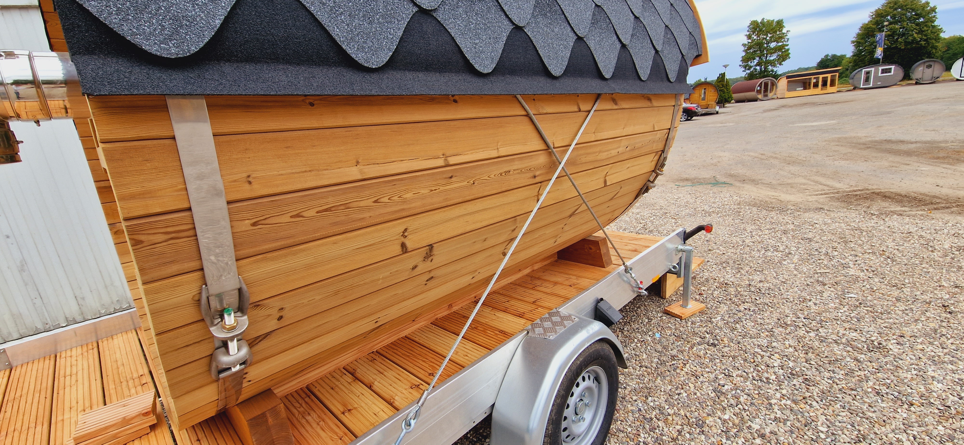 Mietsauna "Joy" mit Holzofen