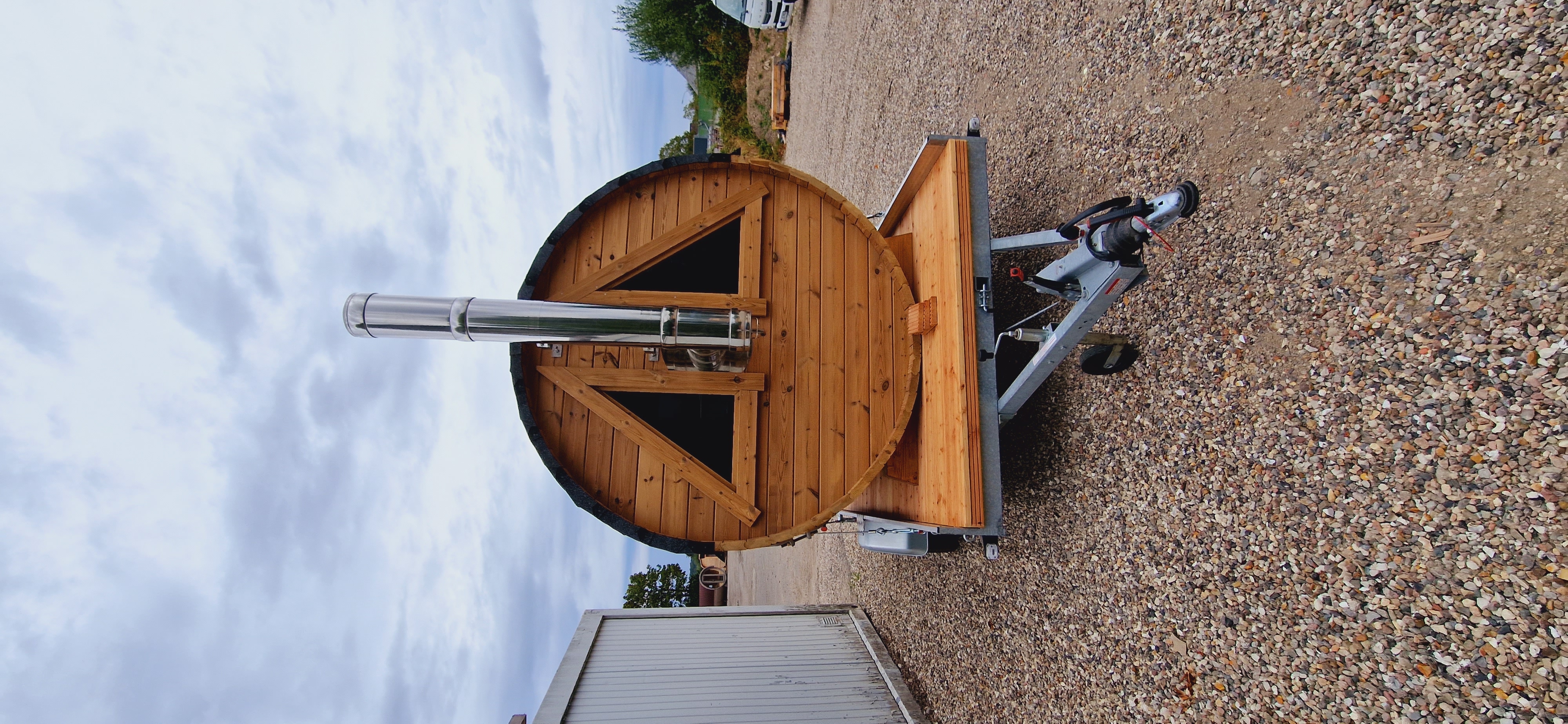 Mietsauna "Joy" mit Holzofen